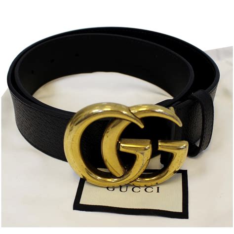 gucci women's black leather belt|Gucci belts women big buckle.